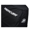 Image of a Black Mercury Tow-n-Stow Engine Cover - Verado V10 with Mercury logo