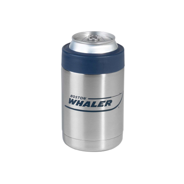 Boston Whaler Stainless Can Cooler Product Image on white background