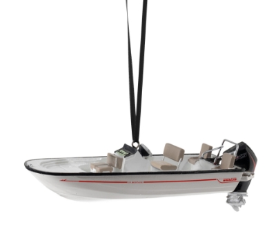 Boston Whaler 170 Montauk Ornament Product Image on white background