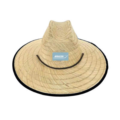 Boston Whaler Straw Hat Product Image on white background