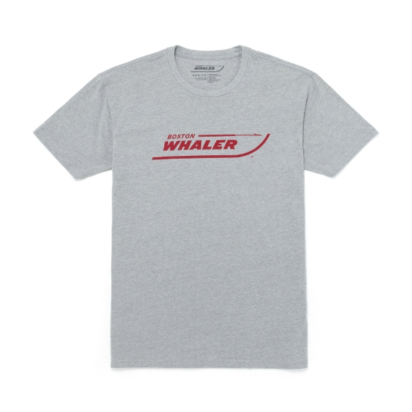 Logo Tee - Grey | Boston Whaler Apparel