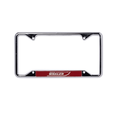 Boston Whaler License Plate Frame product image on white background	