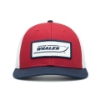 Front image of the Boston Whaler Trucker Cap with Boston Whaler logo