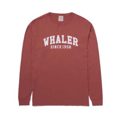 Team Boston Whaler Long Sleeve product image with white Whaler logo on the front