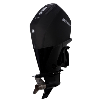 black Mercury 250hp 4.6L V8 (Black) Vented Splash Cover