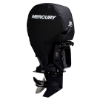 Image of the Black Mercury Tow-n-Stow Engine Cover - 135-150 HP 4 Stroke with white Mercury logo