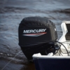 Black Mercury Breathable Engine Cover - 150HP 4 Stroke product image on white background