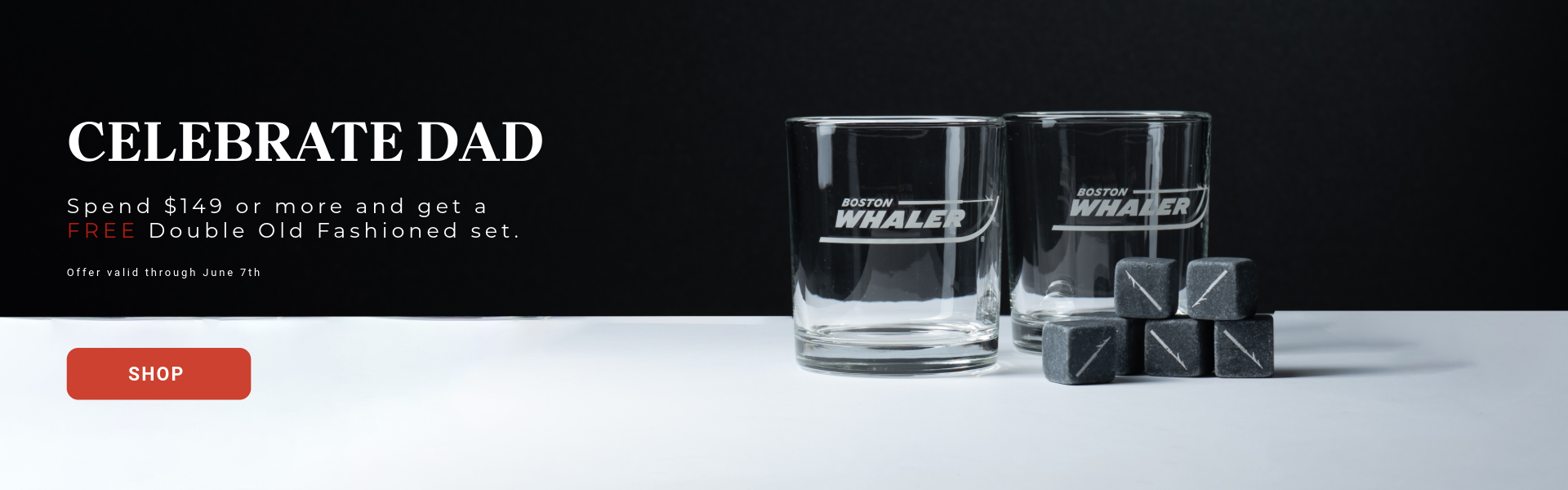 Celebrate Dad Spend $149 Or More and Receive a Free Double Old Fashioned Set