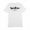 Image of the Unsinkable Tee with the Boston Whaler graphics on the back