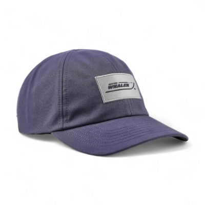 Right side view image of the Navy Signature Patch Cap with Boston Whaler patch on the front