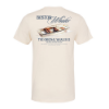 Back view of Boston Whaler Tee featuring Original Whaler 13 boat graphic and heritage design