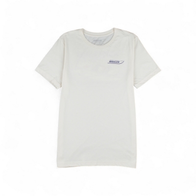 Back view of Boston Whaler Tee featuring Original Whaler 13 boat graphic and heritage design