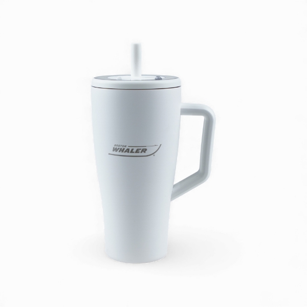 Boston Whaler 30oz BrüMate Era – front view with Boston Whaler logo and leakproof design