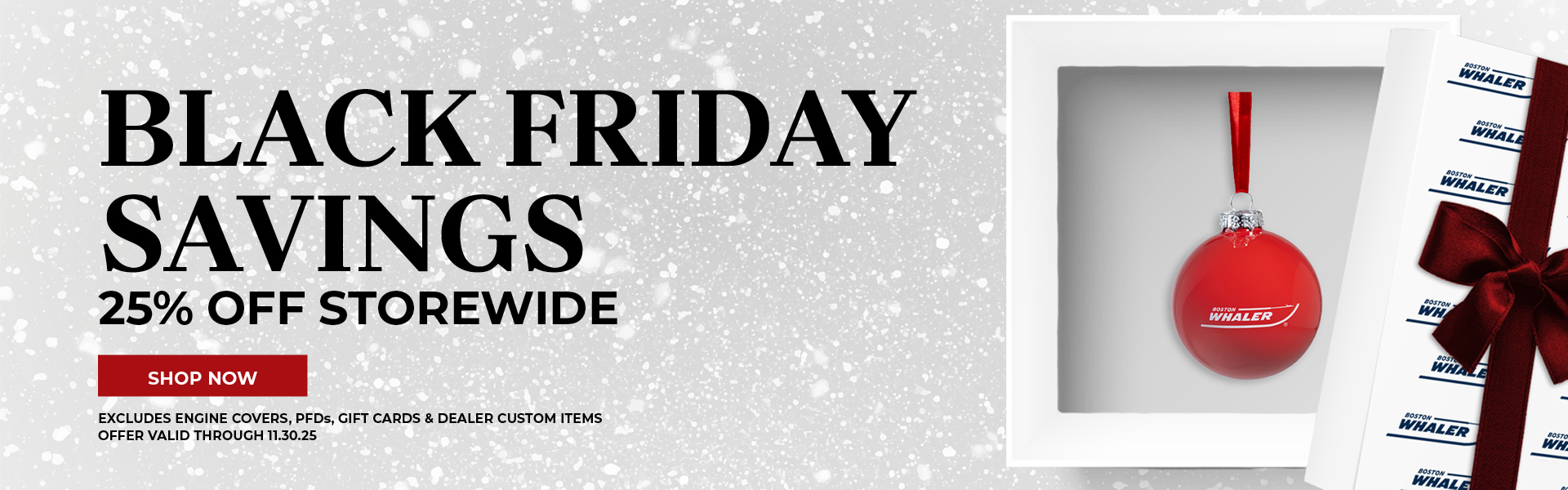 25% Off Storewide through 11.30.25