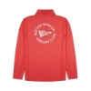 Back of Quarter Zip Performance Shirt - Red