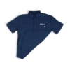 Navy Fishing Shirt with bottom folded up