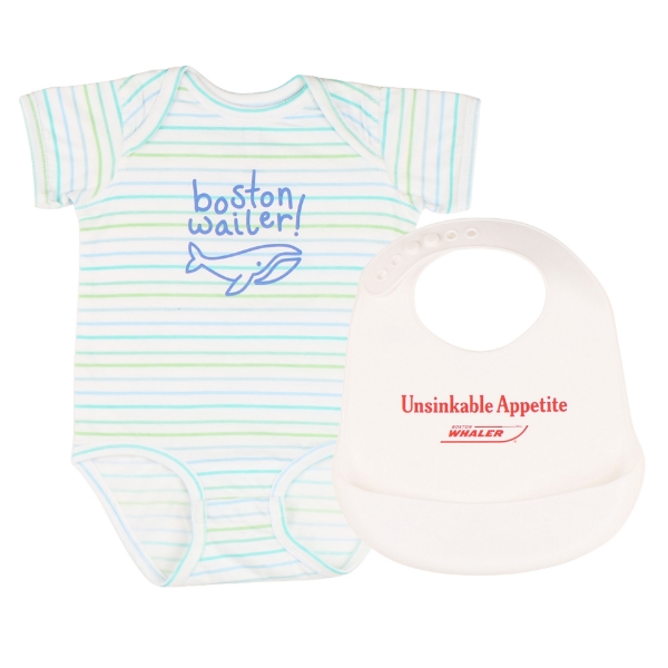 Boston Whaler Bib & Onesie Bundle